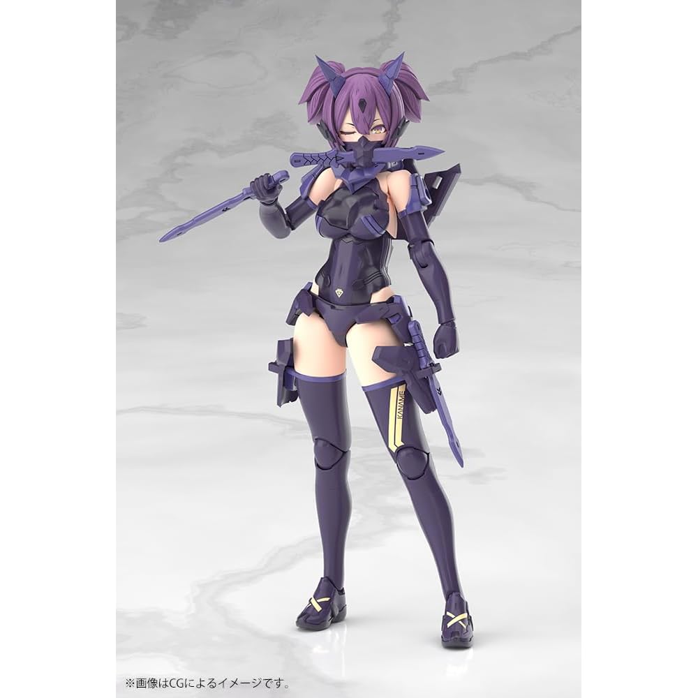 Kotobukiya Megami Device Shura Ninja Kagei Полный набор Масштабная модель 140 мм Набор для сборки
