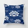 Blue White Porcelain Print Cushions Case Bohemian Style Mandala Geometry Pillows Case Modern Fashion Sofa Chairs Throw Pillows