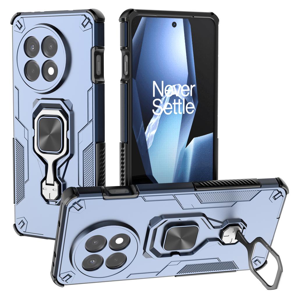 For OnePlus 13R 5G Case Rotatable Ring Kickstand PC+TPU Shockproof Phone Cover