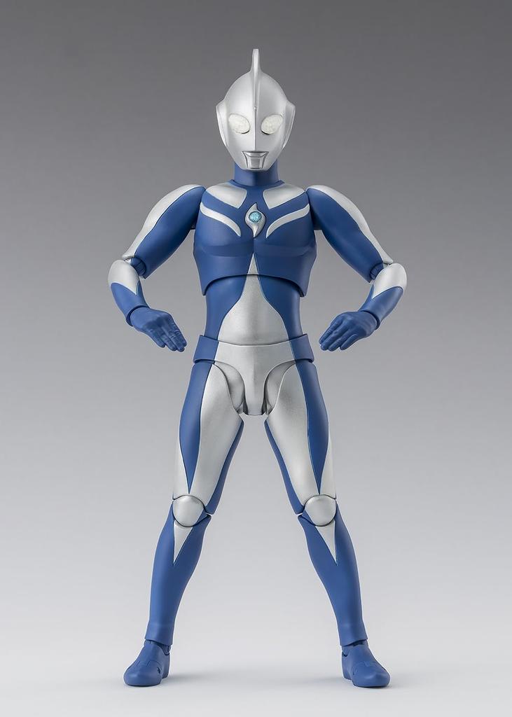 TAMASHII NATIONS SHFiguarts Ultraman Cosmos Luna Mode Приблизительно. Подвижная фигурка из окрашенного ПВХ и АБС пластика высотой 150 мм