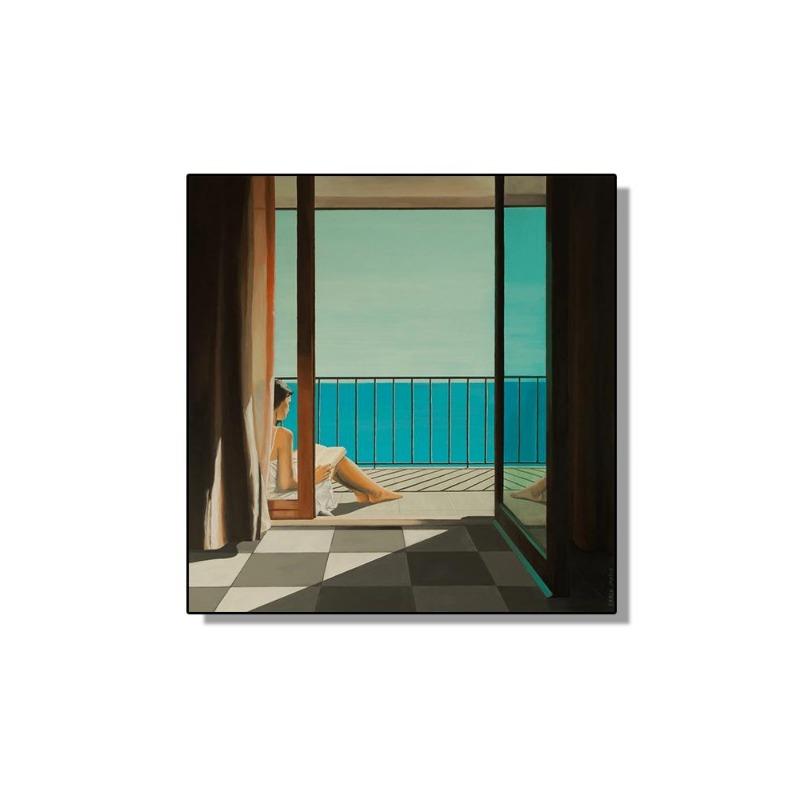 Известный Дэвид Хокни абстрактный пейзаж постер холст картина бассейн океан окно настенное искусство для гостиной домашний декор
