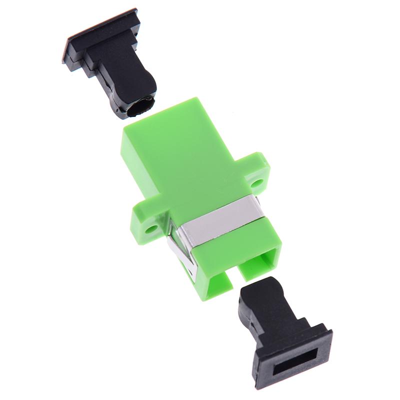 10Pcs Sc Apc Simplex Mode Fiber Optic Adapter Sc Apc Optical Fiber Coupler