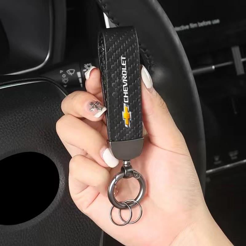 Кожаный Брелок для Ключей с Логотипом Автомобиля Подвеска для Ключей Автомобильные Аксессуары Для Chevrolet Corsa Aveo Equinox Tahoe Matiz SS Onix kalos Bolt Lanos