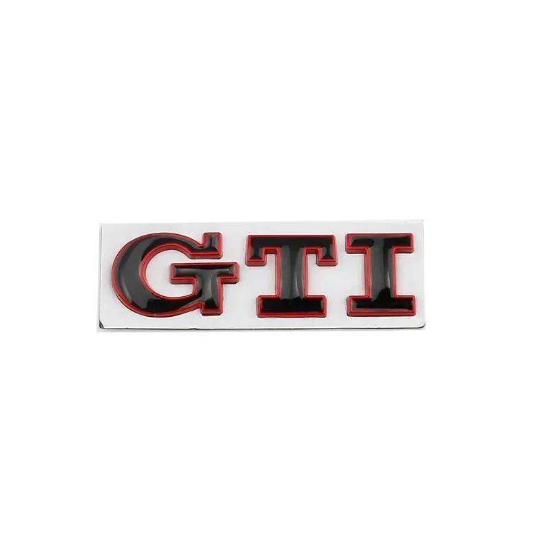 W123Metal Car Femder Side Emblem Rear Trunk Badge Sticker for Volkswagen VW GTI Logo Golf 5 7 JETTA MK4 PASSAT Polo SCIROCCO T-ROC