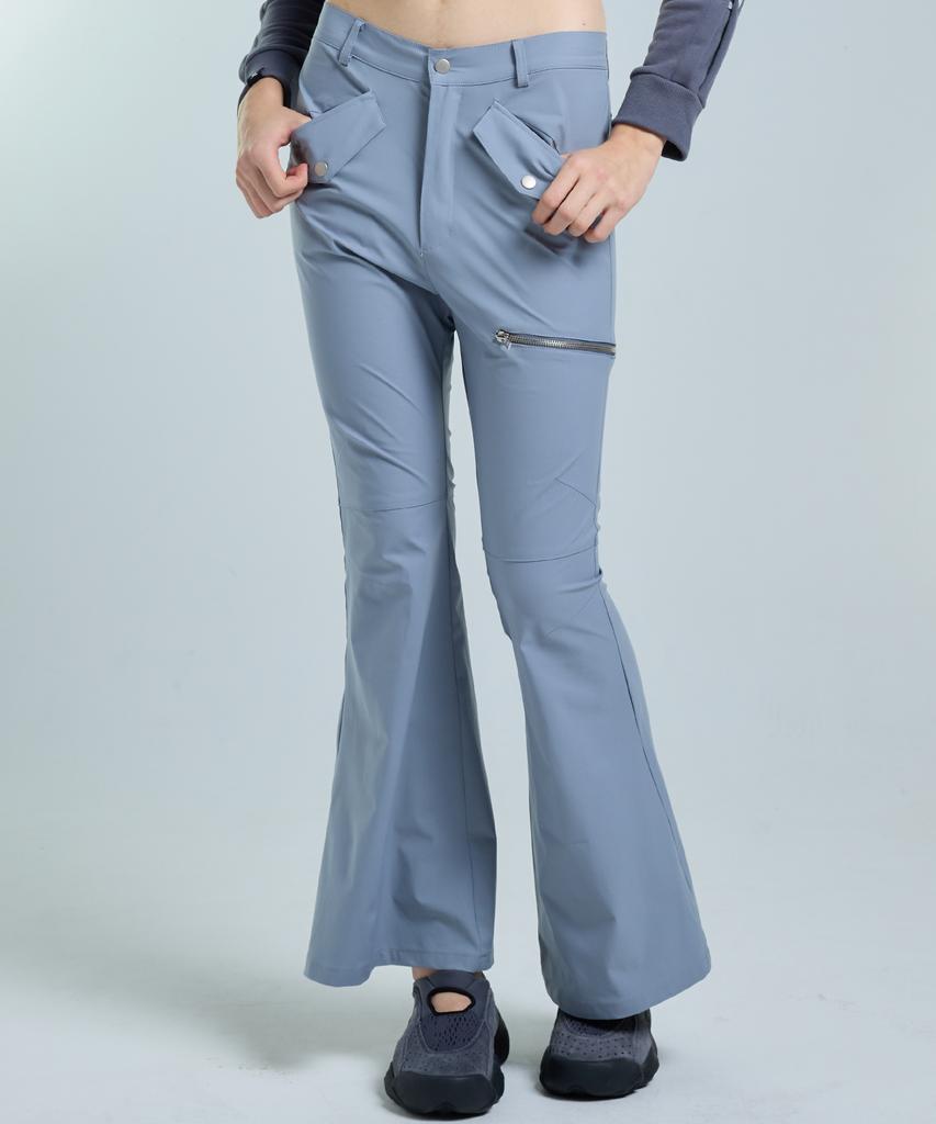 LUVISTRUE Am Nylon Tuck Bootscut Pants(Gray)