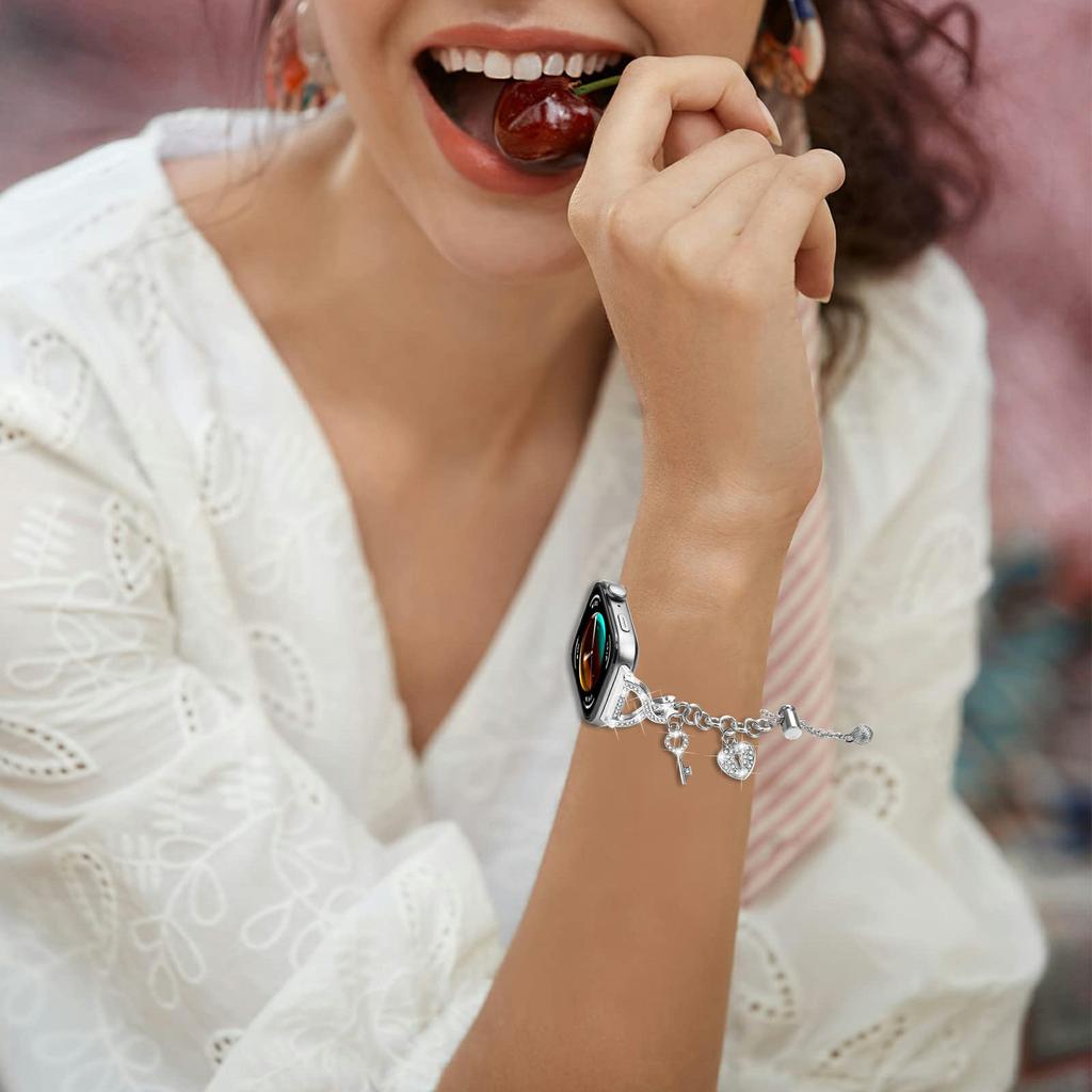 Для Huawei Watch Fit 3/Watch 4/4 Pro Ремешок для часов X-образный Серебристый Одинарная петля Металлическая цепочка