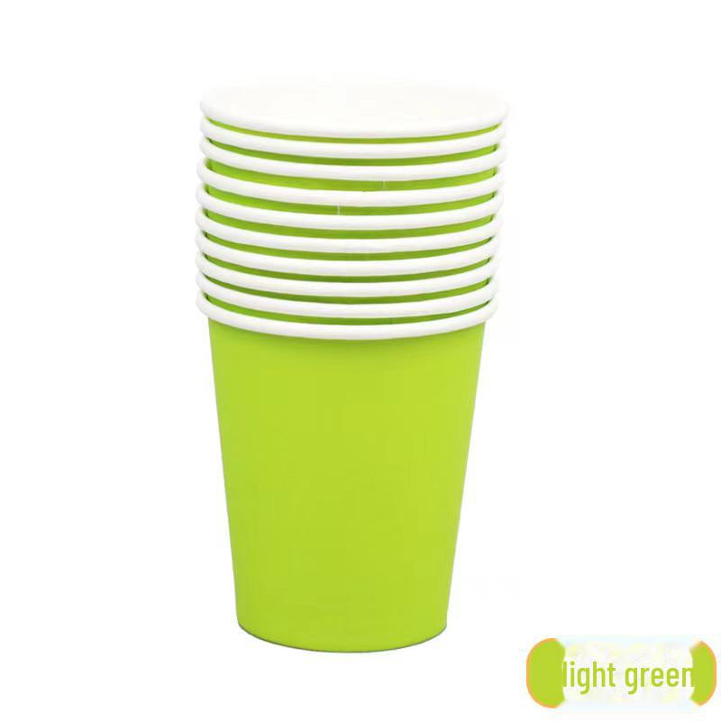 Красочные полосатые бумажные стаканчики для декора вечеринок и праздников