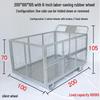 Great Skua Folding Warehouse Cart with Fence