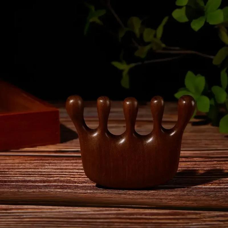 Wide Tooth Gua Sha Massage Comb Facial Massager for Head Face Scalp And Body - Guasha Scraping Tool