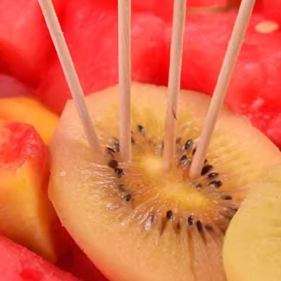 Бамбуковые зубочистки для закусок Натуральные зубочистки для вечеринок без заноз для коктейльных напитков, фруктов, сэндвичей, аксессуары для доски для закусок