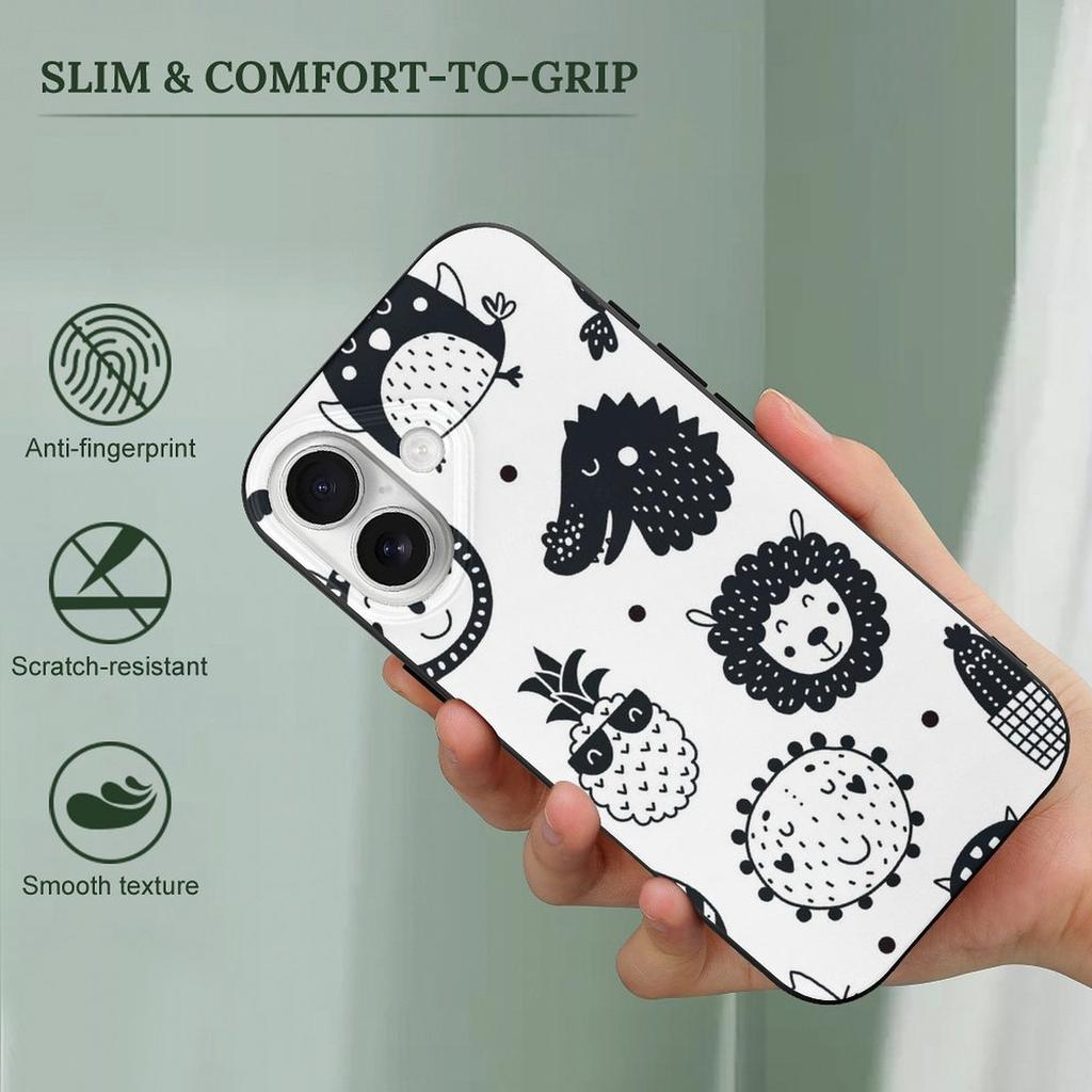 1 шт. ТПУ чехол для телефона для iPhone 17/17Air/17Pro/17ProMax с тонким профилем, противоскользящими бортиками, приподнятыми краями вокруг камеры, отзывчивыми кнопками