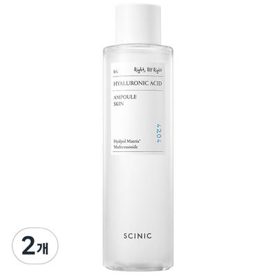 Cynic Hyaluronic Acid Ampoule Skin, 300 мл, 2 шт.