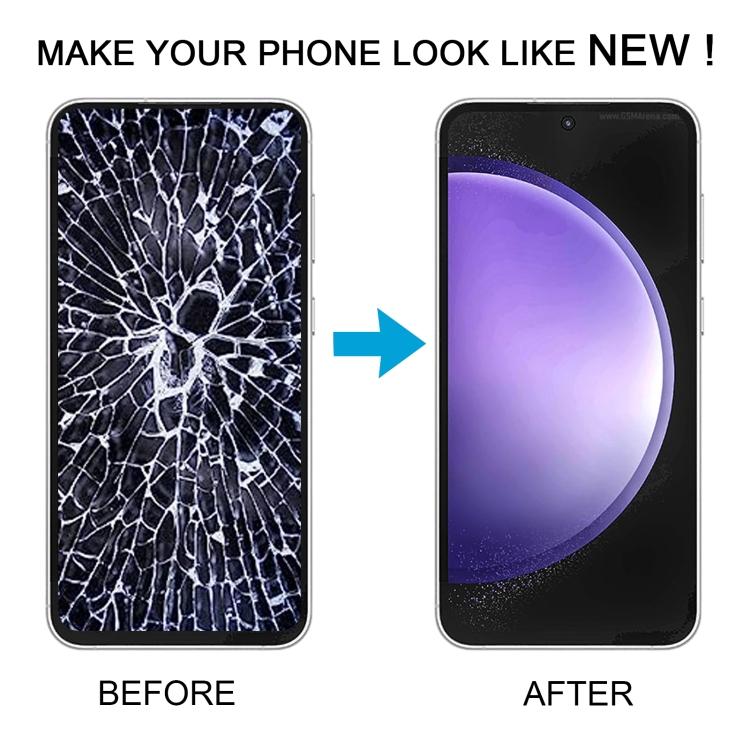 Для Samsung Galaxy S23 FE SM-S711B 6.43 дюйма OLED ЖК-экран дигитайзер полная сборка с рамкой (черный)