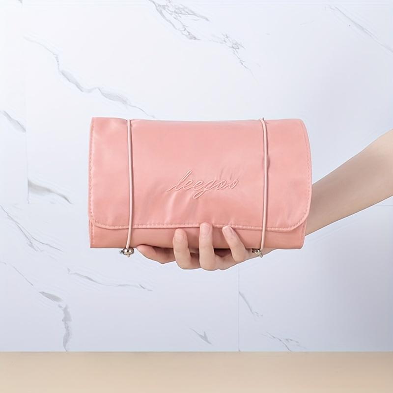 Складная дорожная косметичка для макияжа, портативная универсальная сумка для мытья туалетных принадлежностей