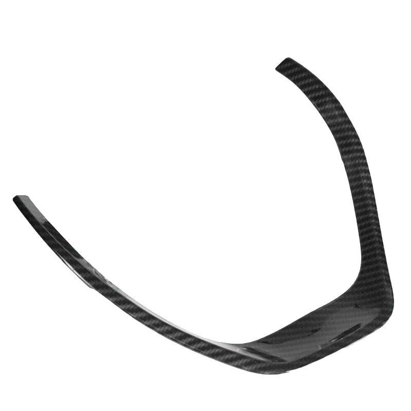 Накладка на панель рулевого колеса салона автомобиля для BMW 3 серии F30 F31 2013-2018, декоративная рамка из углеродного волокна