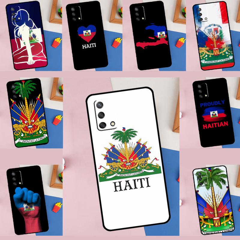 Haiti Haitian Flag Case For Oppo A18 A38 A58 A78 A98 A74 A94 A54 A40 A60 A80 A16 A76 A96 A15 A57S A17 A77 Cover