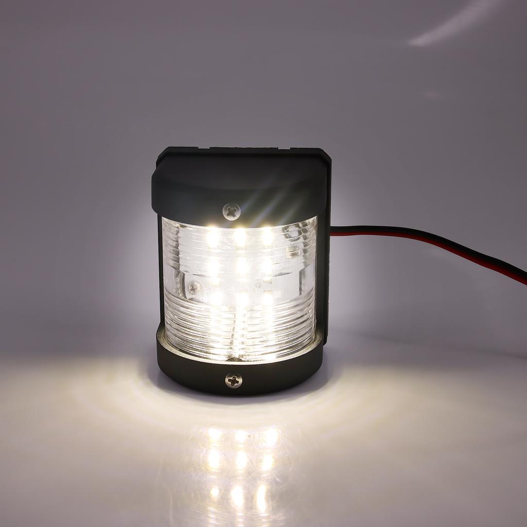 White Light 12V LED Marine Signal Navigation Light Waterproof Signal Light for Marine Boat Yacht Sailing Indicator Lighting