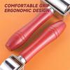 A84E-Leather Press Edge Roller Leather Glue Laminating Roller With Scraper (2.36 Inch +1 Inch)