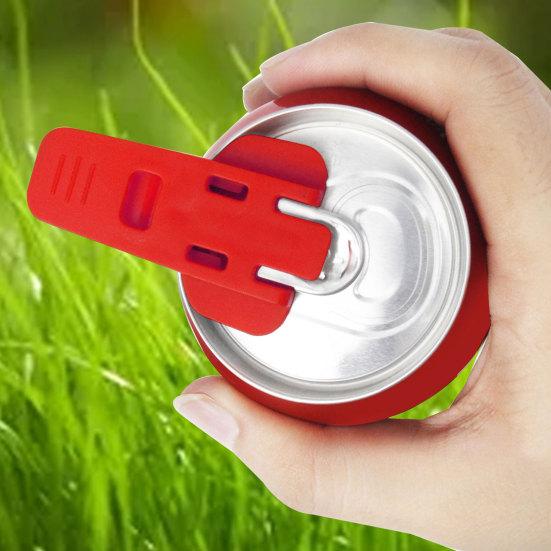 2 шт., открывалка для банок с напитками, эргономичные кухонные принадлежности, сплошной цвет, ручная открывалка для пива, средство для удаления банок, кухонный инструмент, прочная открытая бутылка