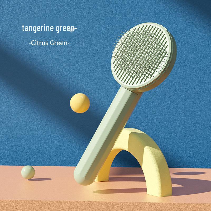 Pet Self-Cleaning Cat & Dog Massage Comb for Loose Hair Removal