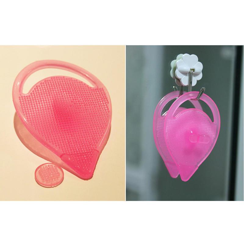 Щеточка для чистки, для удаления черных точек, для умывания, для лица, отшелушивающая, мягкая, силиконовая, для носа, для чистки пор