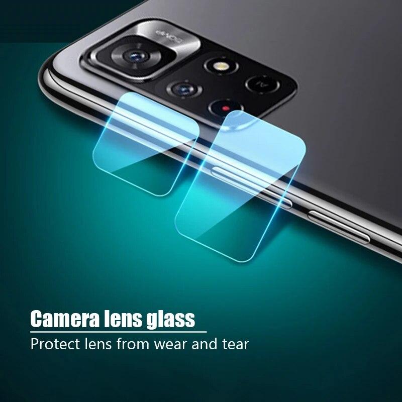 Закаленное стекло 6 в 1 для Xiaomi Redmi Note 12 11 Pro Plus 5G 11S 10S 9S 9, защитная пленка для экрана камеры для Redmi 10 8 9T 10C 9C стекло