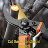 Сверхпрочные большие секаторы для толстых веток и фруктовых деревьев - Сверхпрочная, экономящая силы конструкция для садоводства и бытового использования