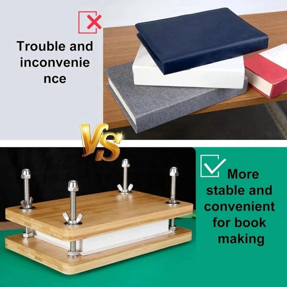 Portable Book Binding Kits 2/3 Layer Book Press Binding Machine  Bookbinding Supplies