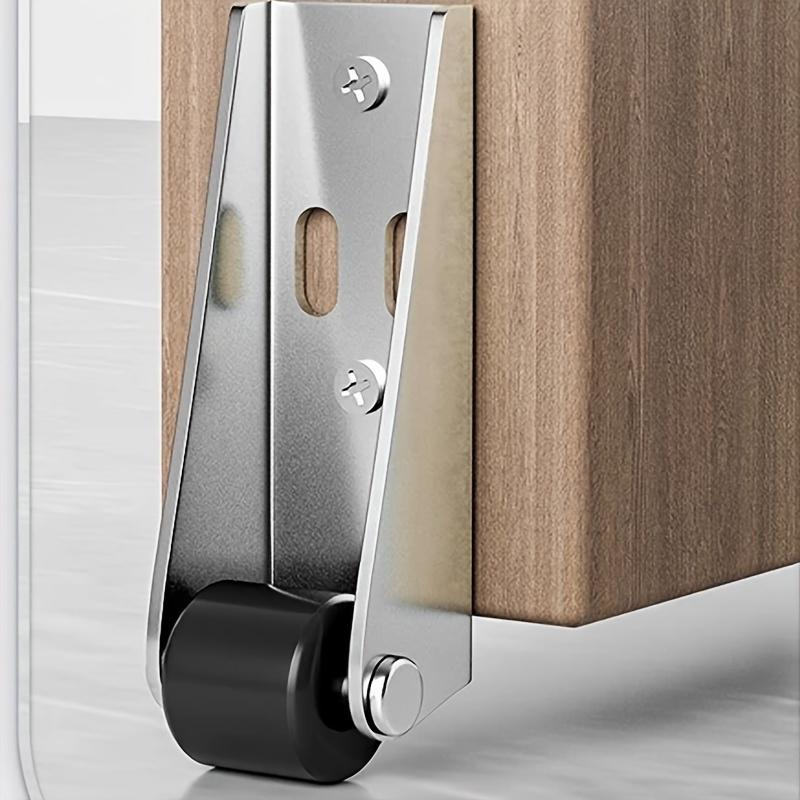 Комплект из 4-х прочных универсальных колес с винтом - бесшумные нейлоновые колеса для раздвижных дверей и вертикальной миниатюрной мебели