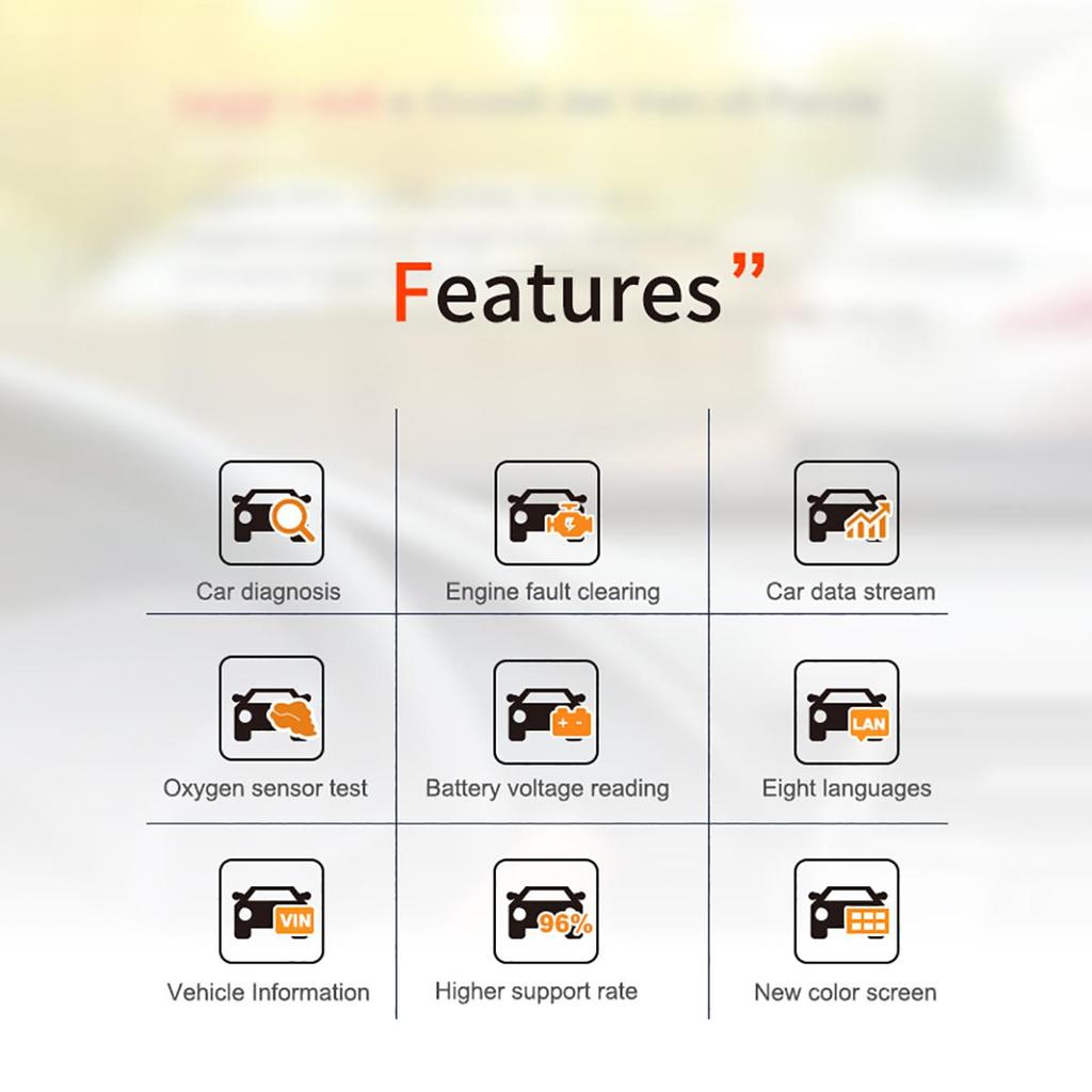 Новейший сканер OBD2, считыватель кодов OBD и инструменты сканирования, диагностический сканер двигателя автомобиля, инструмент для всех автомобилей с протоколом OBDII