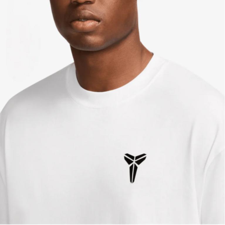 Nike Однотонная футболка с принтом, спущенным плечом, коротким рукавом и круглым вырезом, мужской топ, белый HJ3319100