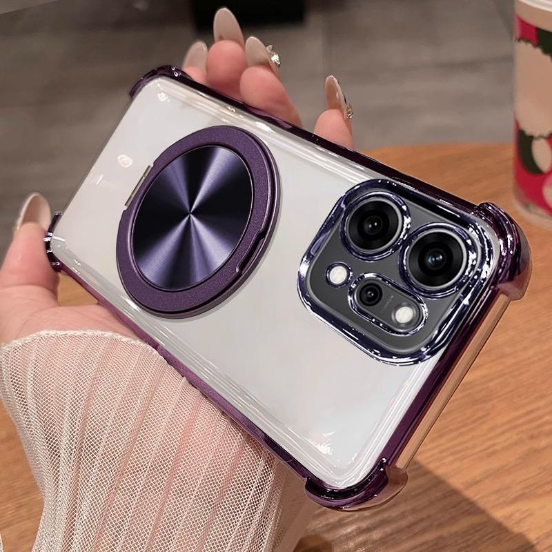Чехол для мобильного телефона OPPO Reno11Pro, Reno11, вращающаяся подставка-антистресс, Reno11F, магнитный защитный чехол
