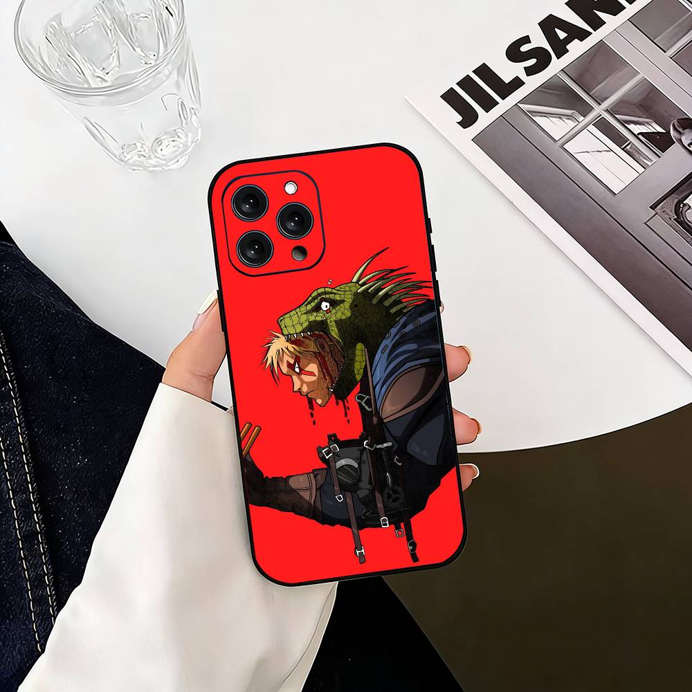 Чехол для телефона Dorohedoro для iPhone 17,16,15,14,13,12,11 Plus,Pro Max,XS, Мягкий силиконовый черный чехол