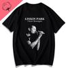 Красные корейские футболки с коротким рукавом Linkin Park для мужчин и женщин Linkin Park Европейская и американская музыка рок-группа Ropa Hombre