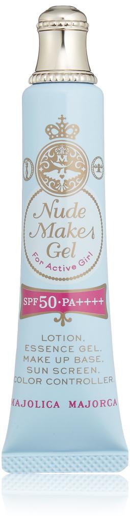 Majolica Mallorca Nude Make Gel Active LB Bright Skin Tone 25g (For Girl) (SPF50 PA++++)