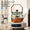Чайник Gianxi Толстое стекло Открытый огонь Паровой чайник Чайник для разделения чая Жаростойкий чайник