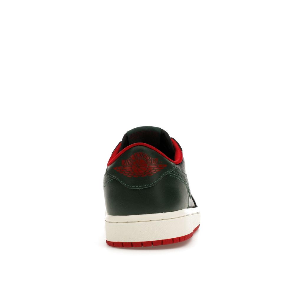 Air Jordan 1 Retro Low OG Black Gorge Green Women Sneakers Varsity-Red Sail CZ0775-036