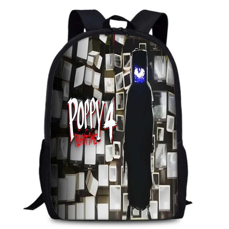 Poppy Chapter Playtime 4 Durable Bookbag 15in Laptop Anime Backpack Oxford