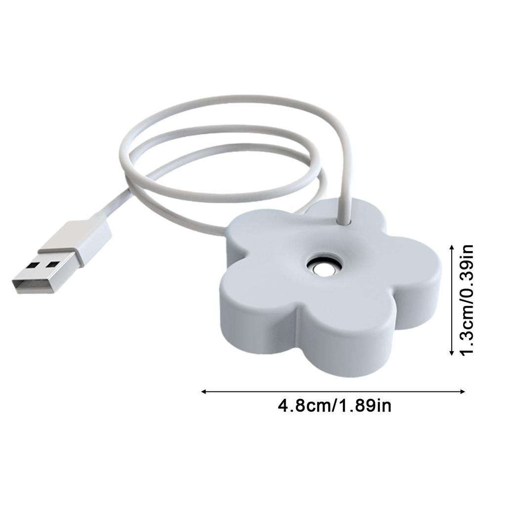 Портативный USB-увлажнитель воздуха в форме лепестка, мини-ультразвуковой увлажнитель для ароматерапии, диффузоры для дома, зимний очиститель, Humificador