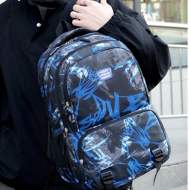 Новый рюкзак из ткани Оксфорд для мужчин и женщин, камуфляжный дорожный рюкзак для учеников младших классов, школьный портфель