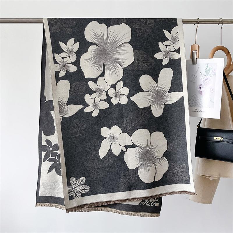 Новые зимние платки, шарфы, обертывание, дизайн, кашемировый шарф, женский, теплый, модный, пашмина, женское пончо, шейный платок, эшарп, бандана