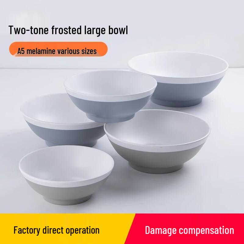 Матовая меламиновая глубокая миска для супа с лапшой