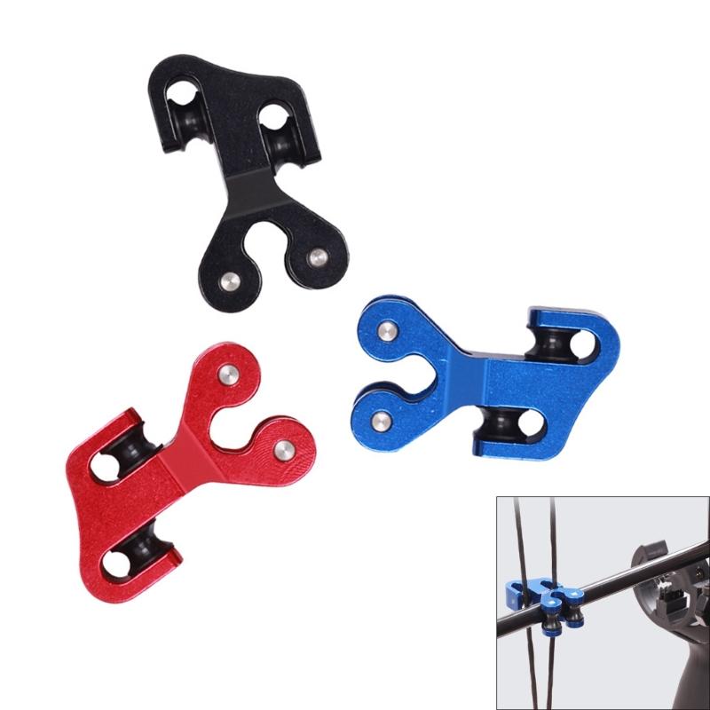 Aluminium Compound Archerys Roller Glides Shoot Hunting Archerys Glides Separator Archerys Cable Slide Bows Splitter