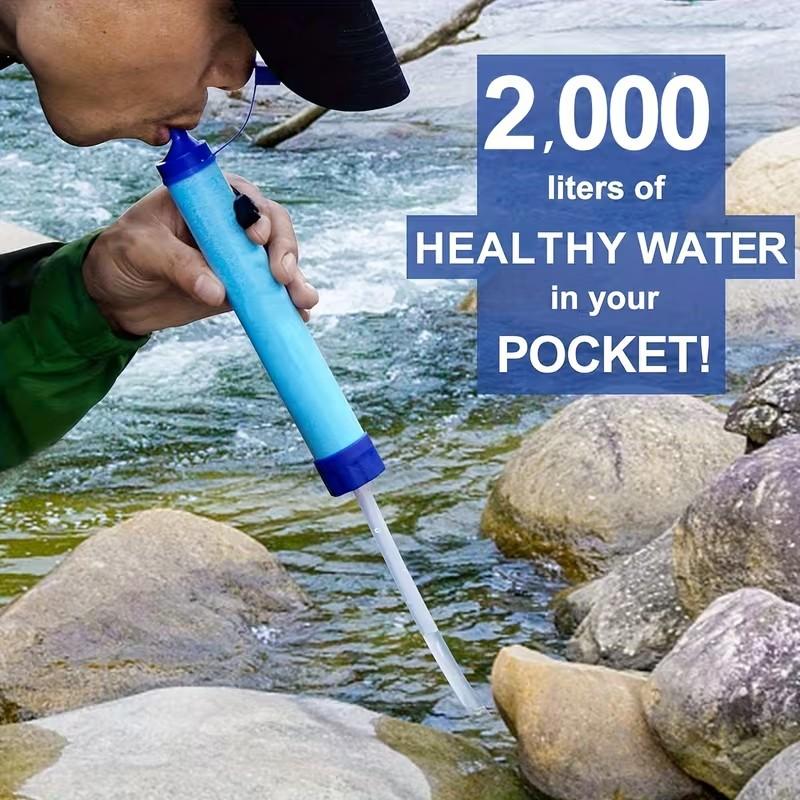Открытый портативный фильтр для очистки воды Портативный фильтр соломенный ультрафильтрация мембранная нить фильтрация воды