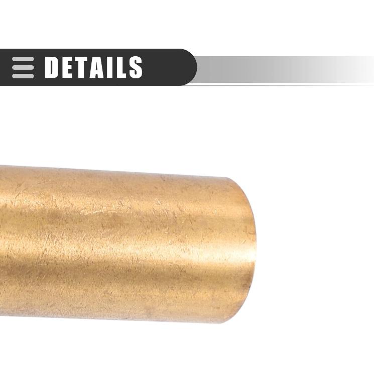 Motoforti Universal Leaf Spring Bushing Kit, 9/16" x 11/16" x 1-3/4", Wear Resistant, Bronze, Brass Tone, 4 Pcs