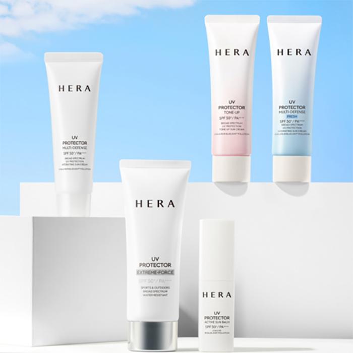 Hera UV Защитный Тональный Солнцезащитный Крем SPF50+ PA++++ 50мл – Осветляющий и Увлажняющий Ежедневный UV Защитный Крем, Корейский