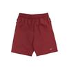 Loose-Fit Logo Print Mid-Waist Straight Casual Shorts Men Bottoms Red DM4400-661