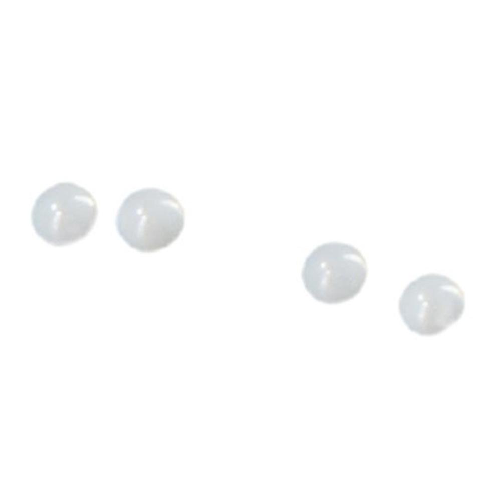 10pcs Pearly Luster Mini Ball Bearing 2.5mm Solid Nylon Balls Bearings Motors, Engines