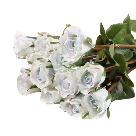 12шт искусственный цветок розы ручной работы домашний декор для свадебной вечеринки подарок на день Святого Валентина