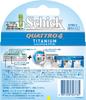 Schick Quattro 4 титановый запасной нож 4-х лезвийный (4 шт)